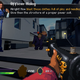 A screenshot of gameplay from the demo featuring a big enemy in a suit.